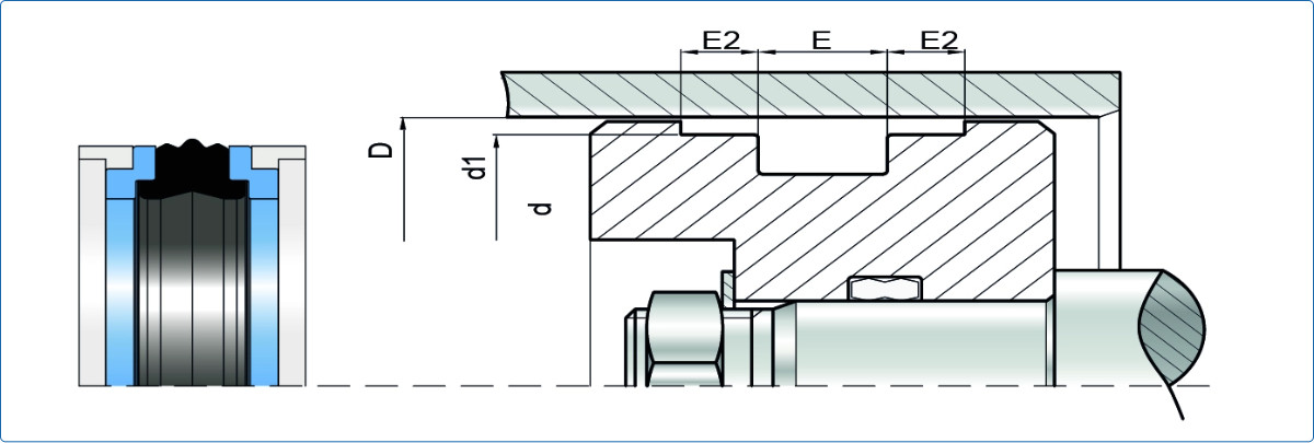 logement-joint-de-piston-monobloc